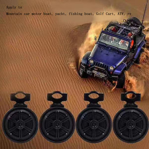 Waterproof Maverick X3 Motorcycle Stereo Mp5 Video Player BT H-332+4x6108 6.5'' 1000w 2prs PMPO <b>Tower</b> <b>Speakers</b> Black - Product Image 5