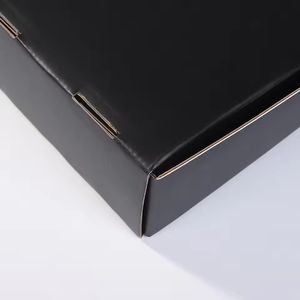 Biểu Tượng Tùy Chỉnh Sang Trọng Vàng Dập Tái Chế Bưu Phẩm Hộp Giấy Quần Áo Đồ Lót T-Shirt Bao Bì Vận Chuyển Hộp Bí Ẩn Hộp Quà Tặng - Product Image 6