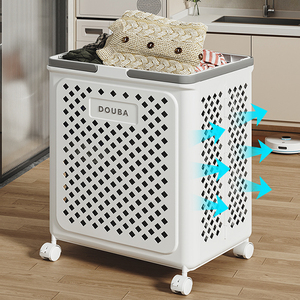 Organizador <span class=keywords><strong>de</strong></span> lavandería <span class=keywords><strong>de</strong></span> baño <span class=keywords><strong>de</strong></span> alta calidad, <span class=keywords><strong>cesta</strong></span> <span class=keywords><strong>de</strong></span> lavandería plegable <span class=keywords><strong>de</strong></span> plástico, cestas <span class=keywords><strong>de</strong></span> almacenamiento para <span class=keywords><strong>tela</strong></span> sucia - Product Image 3