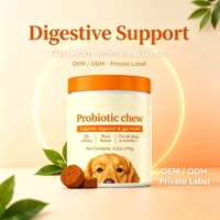 Probiotiques pour animaux de compagnie de dernière génération, comprimés à mâcher pour l'équilibre de la flore intestinale, produits et suppléments pour la santé des animaux, soins intestinaux, probiotiques pour chiens