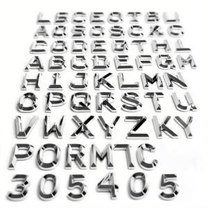 Pegatinas con <span class=keywords><strong>Emblema</strong></span> de Letras y Números de Placa de Gel 3D Autoadhesivas Personalizadas para Uso en Coche del Reino Unido - Product Image 1