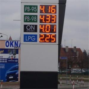 Nhà máy trực tiếp xăng hiển thị không thấm nước 7 đoạn giá dầu dấu hiệu của trạm LED kỹ thuật số giá gas borad - Product Image 3