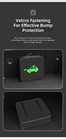 Sac de rangement pour pistolet de recharge EV en tissu Oxford noir imperméable, robuste, support de câble de chargeur de voiture, étui de rangement pour accessoires automobiles