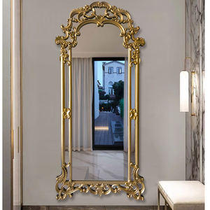 Antiguo tallado villa francesa espejo de longitud completa decorativo enmarcado piso espejo de pared <span class=keywords><strong>para</strong></span> sala de estar porche pasillo guardarropa accesorio - Product Image 3