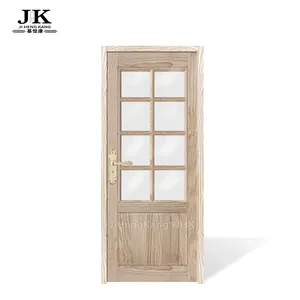 JHK-PW-G25-2A porta in legno di pino porta in legno massello mobile porte in legno massello porta in legno massello