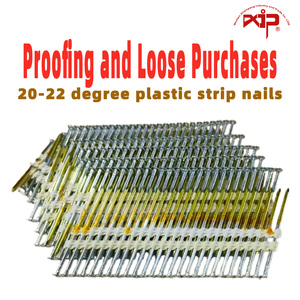Chiodi Comuni in Acciaio Zincato di Grado Industriale 21 Gradi 3*0.112'' Pollici Gambo Liscio per Intelaiature Punta a Scalpello in Cartone - Product Image 2