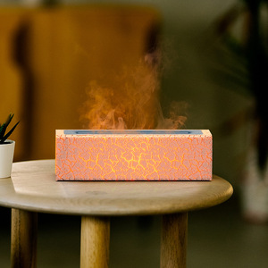 Desktop Flame Aroma <b>Diffuser</b>, USB Essential Oil <b>Diffuser</b> Humidifier, Colorful Mist Air Humidifier for Home Hotel - Product Image 5