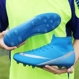 Chaussures de football FG personnalisables avec logo, nouvelle mode, respirantes, haut de gamme, pour intérieur/extérieur, pour hommes - Product Image 5