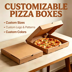 <span class=keywords><strong>Scatole</strong></span> per <span class=keywords><strong>Pizza</strong></span> Personalizzate OEM con Logo, Cartone Rinforzato per Imballaggio <span class=keywords><strong>Pizza</strong></span>, Confezioni da Asporto di Grande Volume - Product Image 1