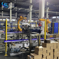Machine d'emballage automatique robotisée Lilan pour cartons de boissons, bouteilles, canettes, sacs, barils – Robot manipulateur pour l'emballage en caisses