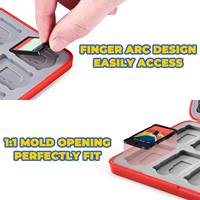 Custom Design 24 slot custodia magnetica per Nintendo Switch OLED Lite personaggio dei cartoni animati porta Memory Card