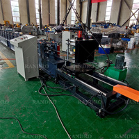 Machine de fabrication de portes à enroulement en acier 55 77 avec système de contrôle PLC, moteur central, niveau de sécurité élevé
