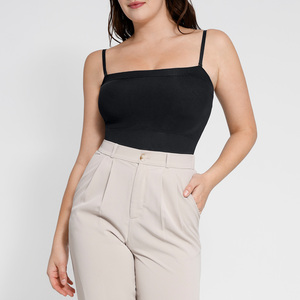 Hexin Seamless <strong>Strapless</strong> One Piece <strong>Bodysuit</strong> Breathable Solid High Stretch Full Bust Full Body Shaper Light <strong>Shapewear</strong> - Product Image 3