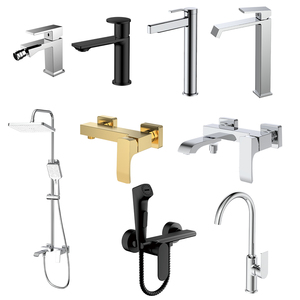 Vòi lavabo hiện đại chất lượng cao, một tay cầm, chất liệu đồng thau đen - Product Image 6