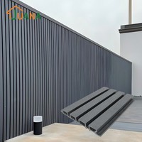 Usine de panneaux muraux extérieurs WPC professionnels, revêtement extérieur imperméable en co-extrusion avec badges CE ISO9001