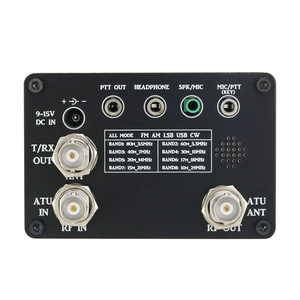 USDX-ATU Semua Mode 8 Band QRP SSB/CW Transceiver dengan Tuner Antena ATU-100 Terintegrasi, Layar OLED Ganda, HF QRP SDR Transceiver