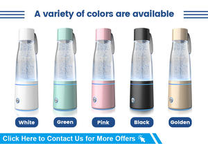 Gerador de Água Hidrogenada de Titânio Platina 5000 Ppb Copo de Água Rica em Hidrogênio Antioxidante Garrafa de Água com Inalador - Product Image 3