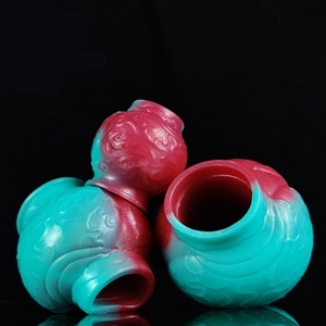 Funda de silicona suave para pene, anillo de pene con diseño de nudo de perro, juguete sexual para agrandamiento del pene, funda de dildo, venta al por mayor, barata - Product Image 5