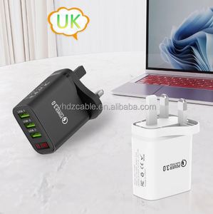 3USB LED Multi Port Fast Charging Head 5V3A QC3.0 Android Mobile Phone Charging Block EU UK USA <b>PLUG</b> - Product Image 4