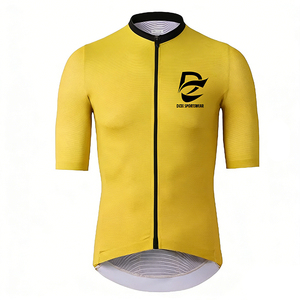 Tenue de cyclisme tendance à manches courtes, respirante, sublimée, à séchage rapide, avec logo personnalisé du fabricant, pour événements cyclistes en extérieur - Product Image 1