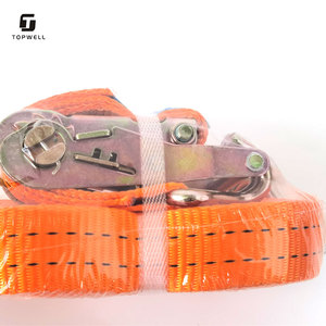 Sangles à cliquet robustes de 38 mm de large (1,5 pouce) avec double <span class=keywords><strong>crochet</strong></span> en J pour la fixation de motos, de camions et de fourgons - Product Image 4