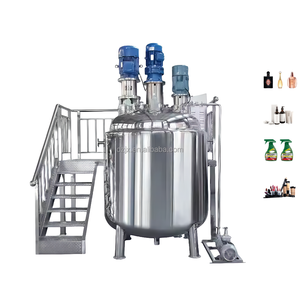 เครื่องผสมแบบโฮโมจีไนเซอร์ DZJX 300 L 750L สำหรับซอสข้น นม กาแฟ สารเคมี เครื่องผสมน้ำหอม แชมพู - Product Image 4