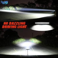 Barre lumineuse LED super brillante, nouvelle génération, blanc ambre, position, simple rangée, tout-terrain, homologuée E, 12V 24V, barre lumineuse LED pour voiture, 4x4 pour camion