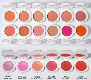 Chất Lượng Cao Matte Blush Palette Không Thấm Nước 18 Màu Sắc Dài Mặc Blusher Khoáng Sản <span class=keywords><strong>Make</strong></span>-<span class=keywords><strong>Up</strong></span> Biểu Tượng Tùy Chỉnh Ép Bột Công Thức - Product Image 5