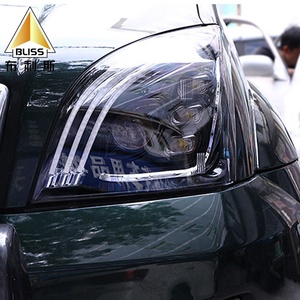 Pièces de course automobiles : Verre de phare de voiture FQD49, ensemble de phares modifiés, <span class=keywords><strong>film</strong></span> de protection pour phares pour Toyota Prado 2003-2009 - Product Image 6