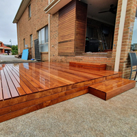 Offre Spéciale Nature terrasse en bois massif merbau pour villas sol