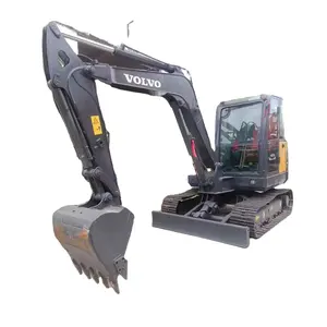 Excavadora Volvo EC60Dpr de segunda mano original de Japón en buen estado, excavadora de bajo precio