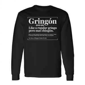 Camiseta de manga larga Gringon Definition Latino Gringo Humor - Product Image 2