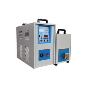 Portable 25kw 35kw 45kw Copper Gold Silver Metal Induction Heater Furnace Forging Iron Steel Rivet Induction Heat Press Machine - Product Image 1
