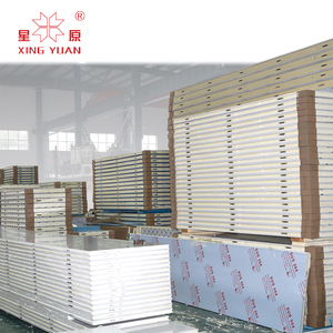 Iso tấm PU Rock len Hội Đồng Quản trị cách nhiệt phòng lạnh SIP Bảng điều chỉnh Tủ đông cách nhiệt bánh sandwich <span class=keywords><strong>Panel</strong></span> tường - Product Image 2