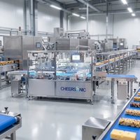 Machine de découpe ultrasonique de qualité alimentaire CHEERSONIC UFM8101, ligne de production continue pour barres de fromage, barres de chocolat et barres de granola