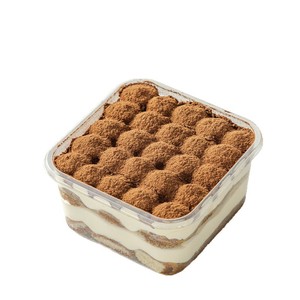 Plástico de grado alimenticio reutilizable transparente cuadrado vacío cubierto tiramisú pastel y postre caja de embalaje para hornear - Product Image 5
