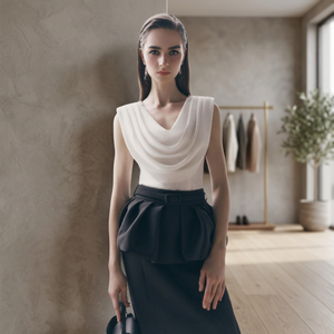 High Quality Elegant Style Women's <b>Blouse</b> Shirt Premium Soft Feel Woven Eco-Friendly Quick Dry ODM Top Seller From Enzo Vietnam - Product Image 2