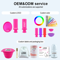 Applicateur de disque menstruel OEM en gros, écologique, portable, sûr et réutilisable