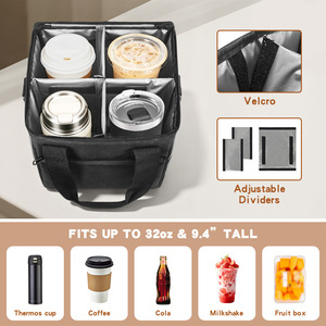 Insulated Cooler <b>Bag</b> <b>20L</b> Portable Zipper Outdoor Activities Keep Cold Cans Storage Nylon - Product Image 5