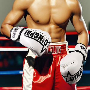 Gants de Sparring GINGPAI pour Combat Libre MMA Sanda Adultes et Enfants, en PU, pour Boxe, Karaté, Muay Thai, Kickboxing Hommes et Extérieur - Product Image 2