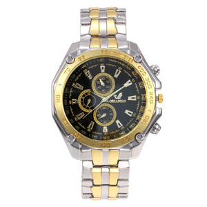 Montre-bracelet homme style sport racing avec plusieurs cadrans décoratifs, lunette tachymetre, en acier inoxydable - Product Image 5