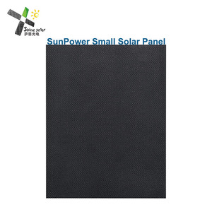 Paneles Solares Pequeños <span class=keywords><strong>Sunpower</strong></span> de 24% de Eficiencia, 125*125, 5w 10w 15w 20w 12v 18v, Sin Barra Colectora Frontal, Módulo de Panel Solar ETFE de Fábrica - Product Image 1