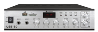 Ev sineması kullanılan amplifikatör 80 W ses hoparlörü PA kullanılan profesyonel amplifikatör güç 80 Watt güç amplifikatörü