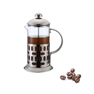 Single Serving 350ML Portable Metal French Press for Coffee & Tea Maker