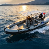 Bateau semi-rigide gonflable (RIB) de 6,8 m (22 pieds) haute performance pour patrouille et surveillance gouvernementale à vendre