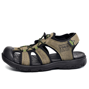 <span class=keywords><strong>Sandales</strong></span> d'été pour hommes en <span class=keywords><strong>cuir</strong></span>, nouveau design, à bout rond, tendance, les plus vendues 2026 - Product Image 6