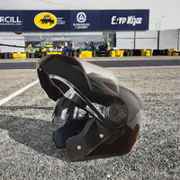 Casque d'hiver modulaire à doublure EPS unisexe Casques rabattables pour moto tout-terrain pour adultes Nouveau style d'équipement de moto