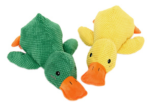 Denti abrasivi resistenti ai morsi big yellow duck pet toy peluche Chew Squeak Pet Dogs b ~ b ~ call Toy - Product Image 6
