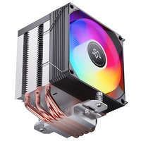 SNOWMAN MX94-V3-SE-ARGB-BK Kipas 90mm Pendingin CPU Aliran Udara Tinggi 5V 3Pin Radiator Pembuangan Panas untuk Prosesor