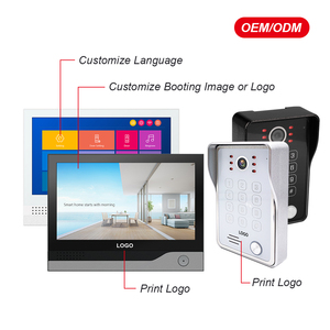 Panneau vidéo d'appel de porte étanche 7 pouces IPS écran sonnette 2 fils filaire porte visiophone avec caméra Tuya <span class=keywords><strong>interphone</strong></span> vidéo - Product Image 6